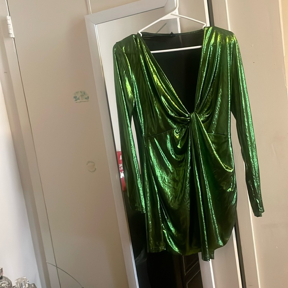 Green Sequin Dress